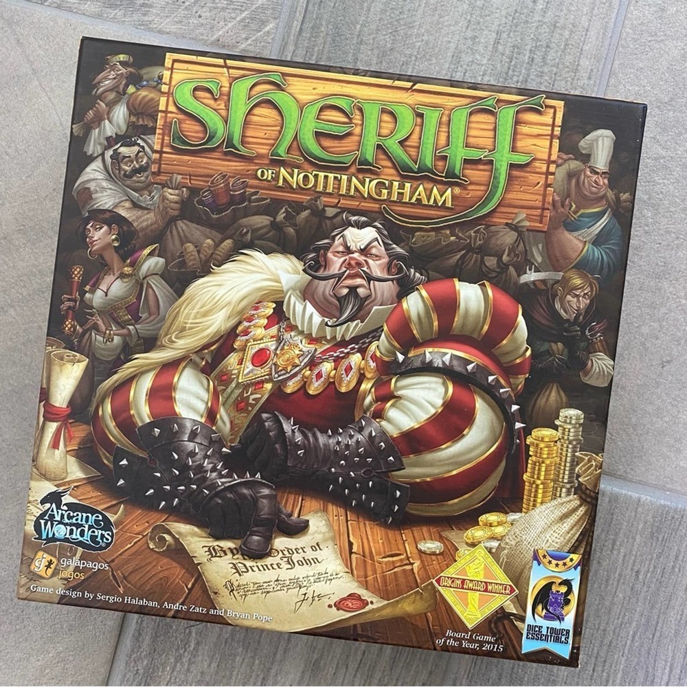 Sheriff of Nottingham Arcane Wonders Board Family Game
